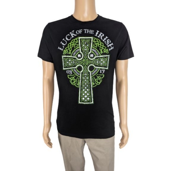 Way to Celebrate St. Patrick's Day Luck of the Irish Graphic T-Shirt M - Picture 1 of 7
